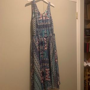 Nanette lapore size 4 flowy blue dress